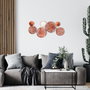 Wallity Accesorio Decorativo de Pared de Metal CH102-4 79 x 35 cm
